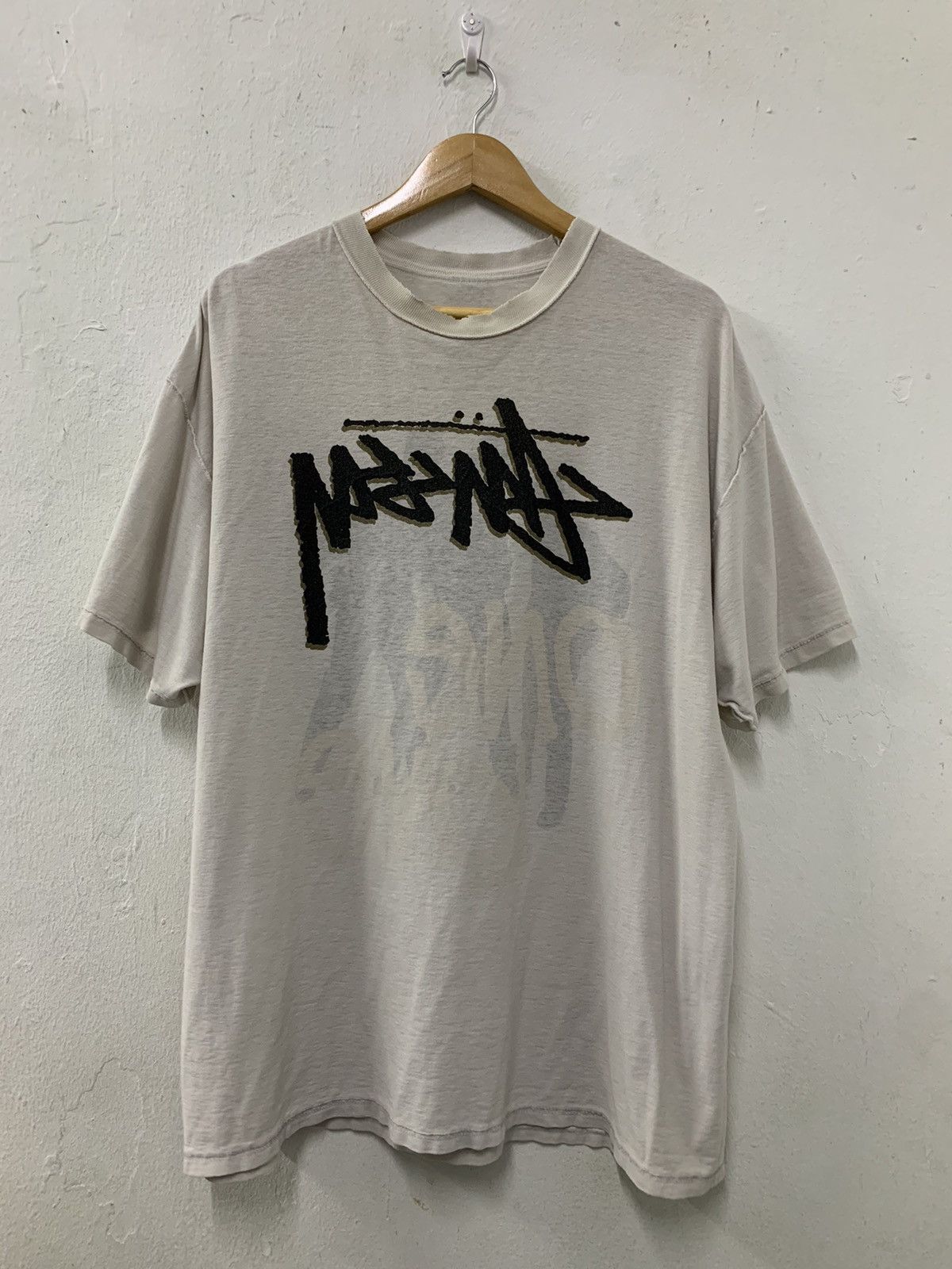 Distressed Thrashed Stussy Reversible Run DMC One Love