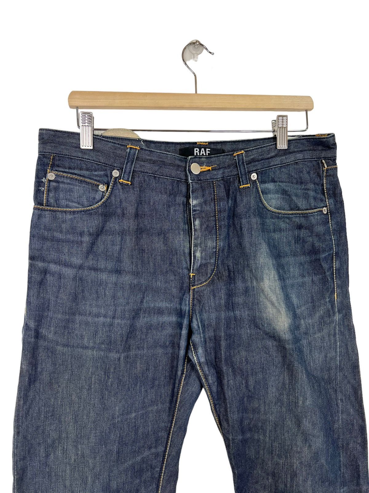 Raf by Raf Simons 💥 RAF BY RAF SIMONS DYED DENIM JEANS MADE IN ITALY Size US 34 / EU 50 - 3 Thumbnail