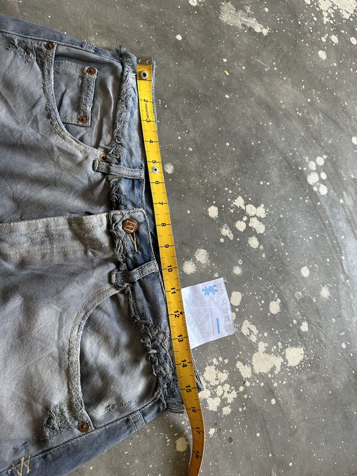 Ksubi Ksubi Distressed Mini Skirt Y2k Style denim Size 28" / US 6 / IT 42 - 10 Thumbnail