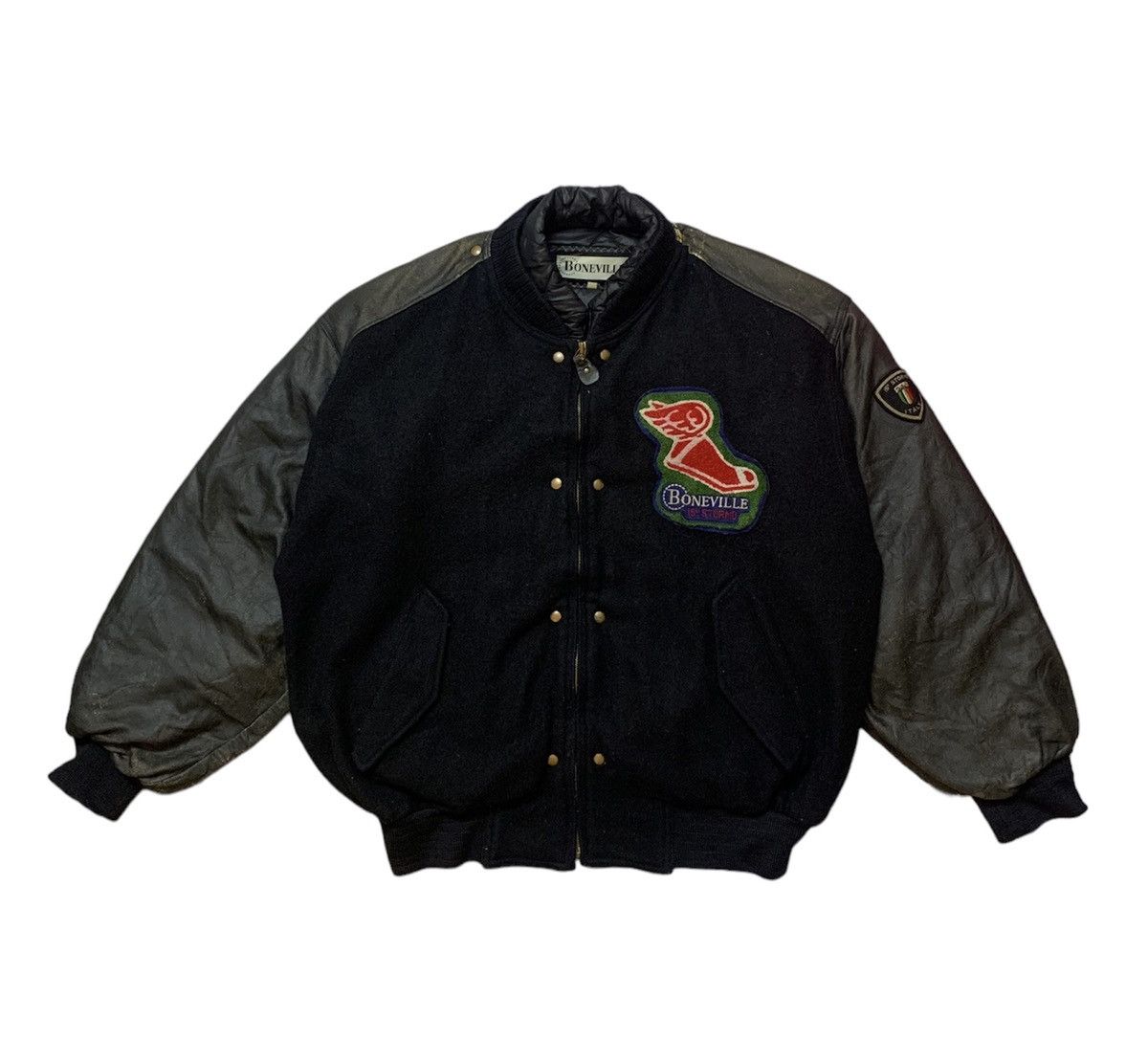 Boneville Archive BONEVILLE x ITALY AIR FORCE 15STORMO Stadium Varsity Size US L / EU 52-54 / 3 - 1 Thumbnail