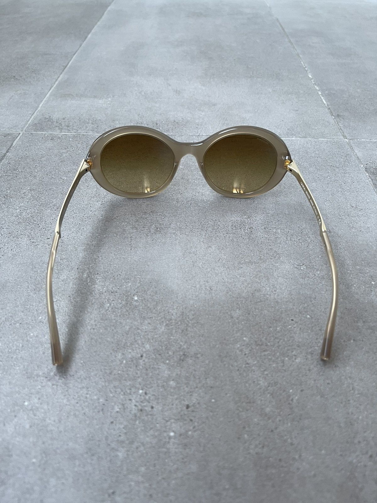 Emporio Armani Giorgio Armani AR8012 5079/2L Cobain Gold Cream Sunglasses Size ONE SIZE - 8 Thumbnail