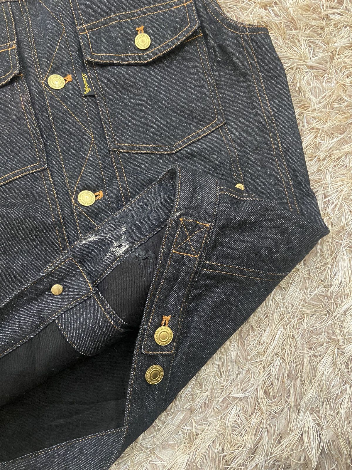 Japanese Brand Xanthous Denim Blue Stylish Jacket Size M / US 6-8 / IT 42-44 - 7 Thumbnail