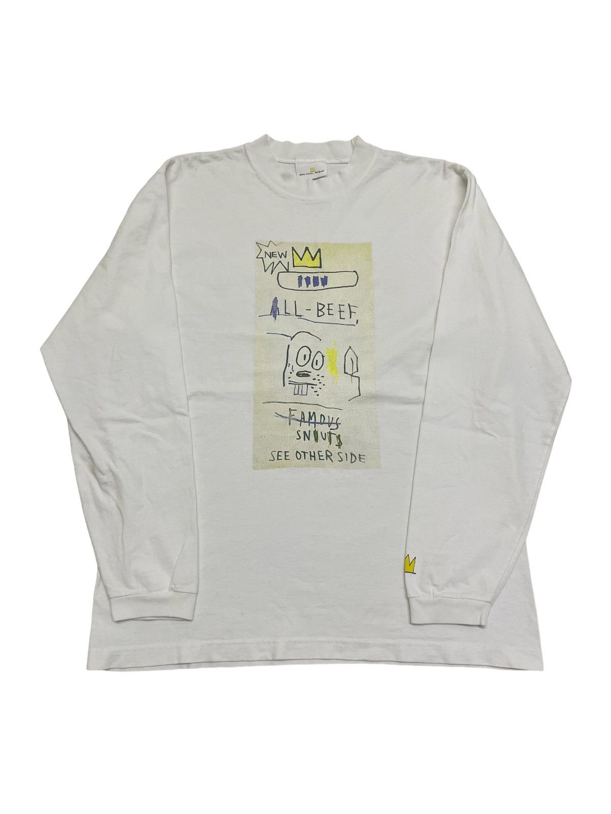 Jean-Michel Basquiat × Vintage Vintage 90s Jean Michel Basquiat 