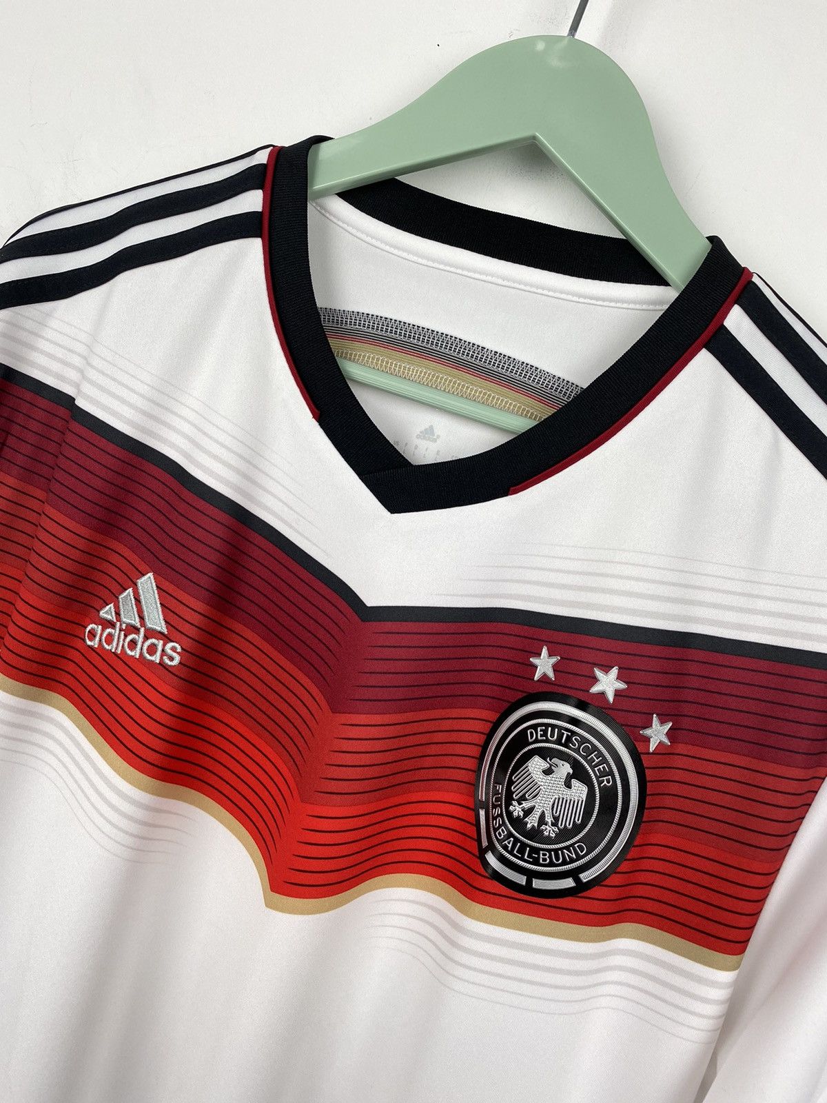Adidas Germany National Team 2014 2015 Football Jersey Italy France Size US L / EU 52-54 / 3 - 2 Thumbnail