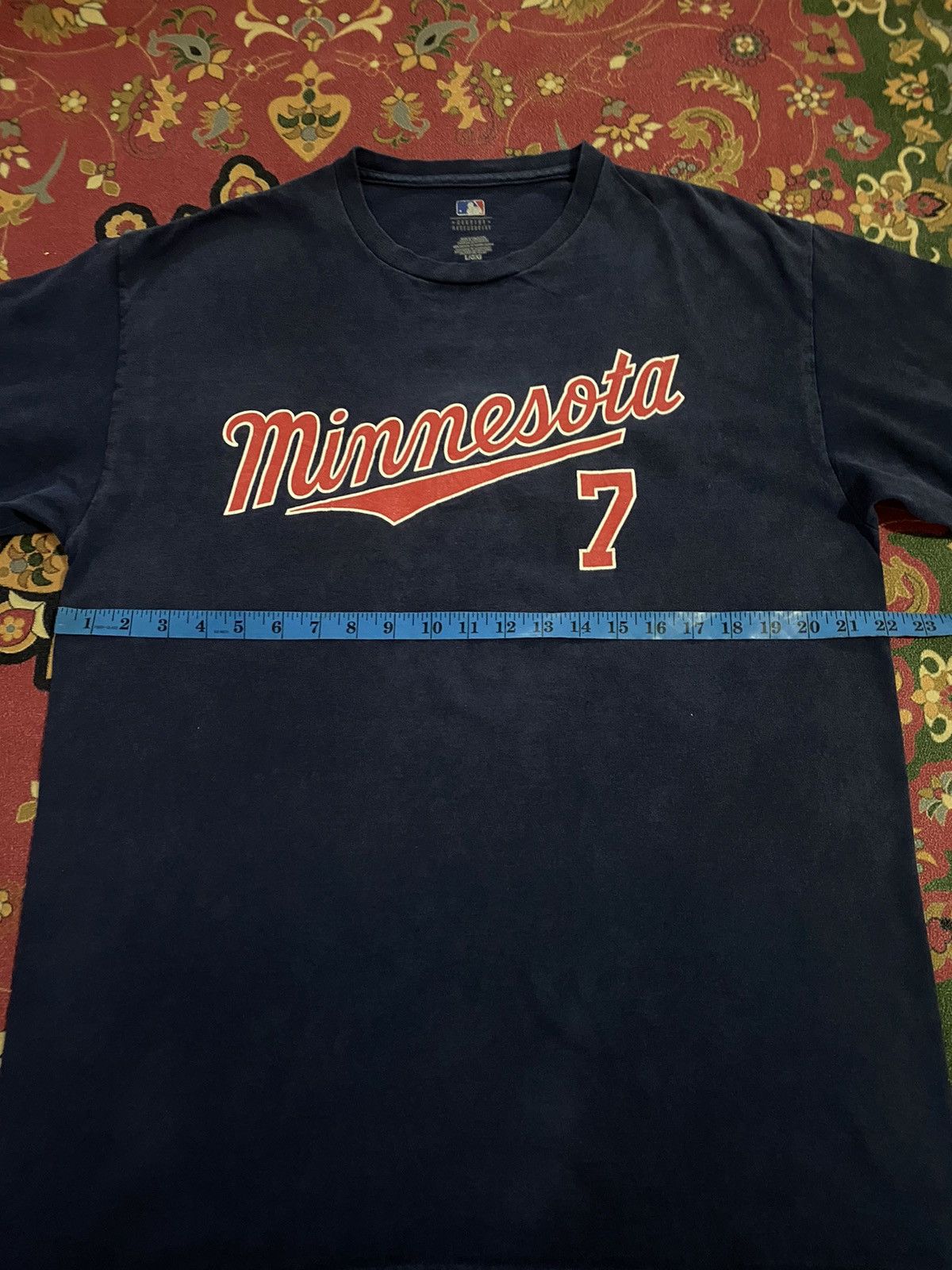Logo 7 Vintage MLB Minnesota 7 Rare Tshirt Size US L / EU 52-54 / 3 - 6 Thumbnail