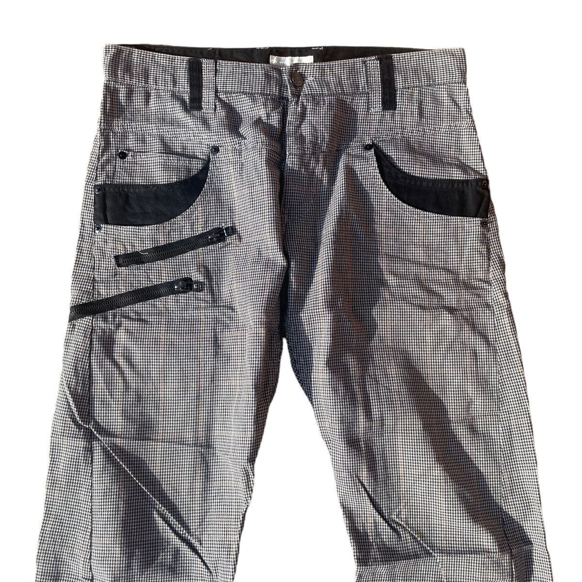 If Six Was Nine × Japanese Brand × Le Grande Bleu (L.G.B.) 🇯🇵 ROOT THREE SPIRAL CUT CHECKERED PANTS Size US 32 / EU 48 - 3 Thumbnail