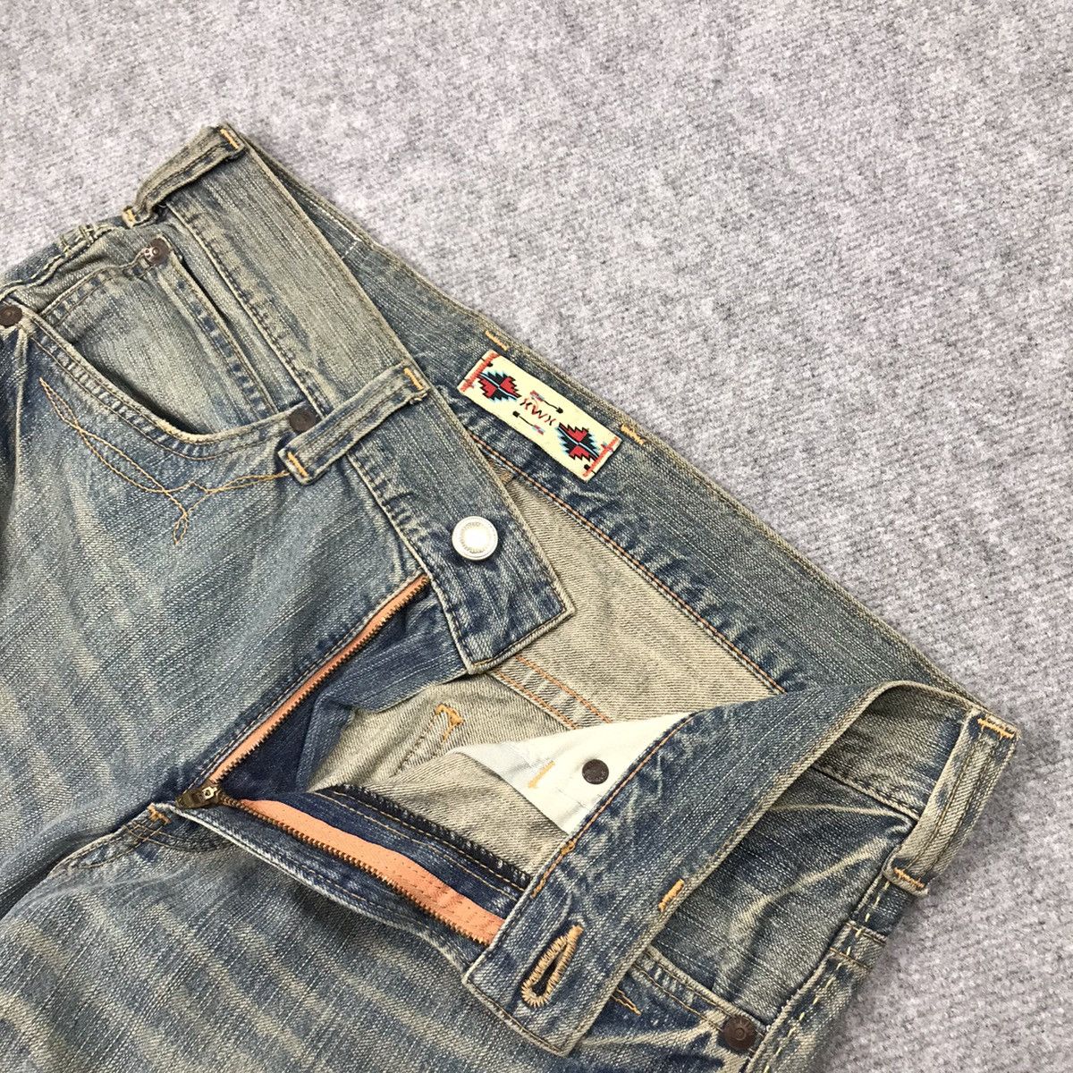 Edwin × Japanese Brand FLARE JENAS💥EDWIN BOOT CUT DENIM PANTS Size US 34 / EU 50 - 16 Thumbnail