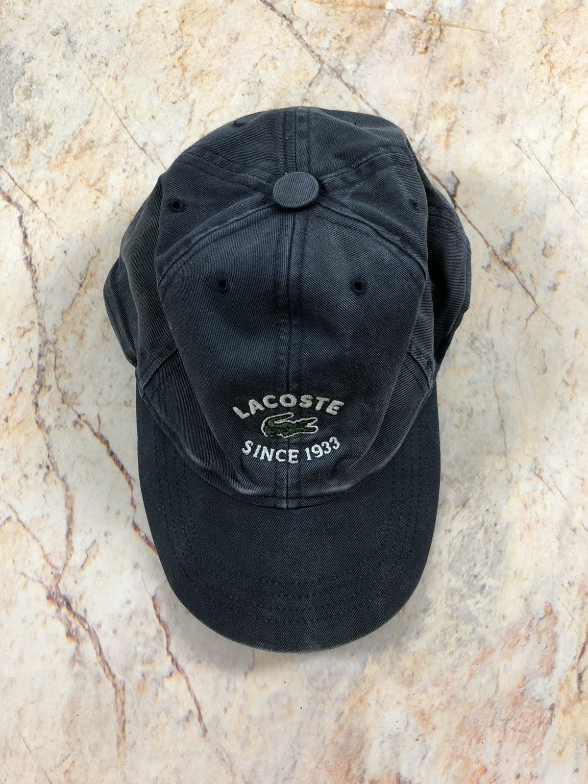 Lacoste × Vintage Lacoste vintage black logo cap Size ONE SIZE - 1 Thumbnail