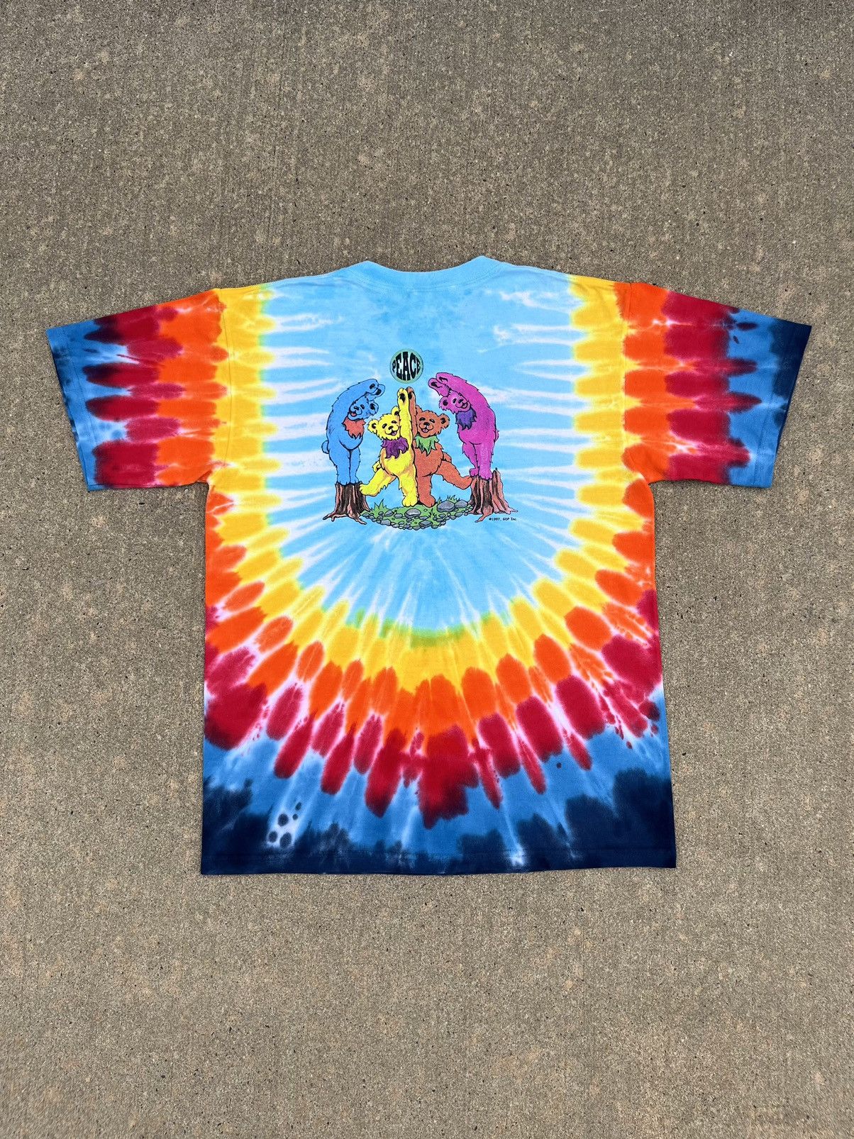 Band Tees © 1997 GRATEFUL DEAD “PEACE” TIE DYE T-SHIRT Size US S / EU 44-46 / 1 - 13 Thumbnail