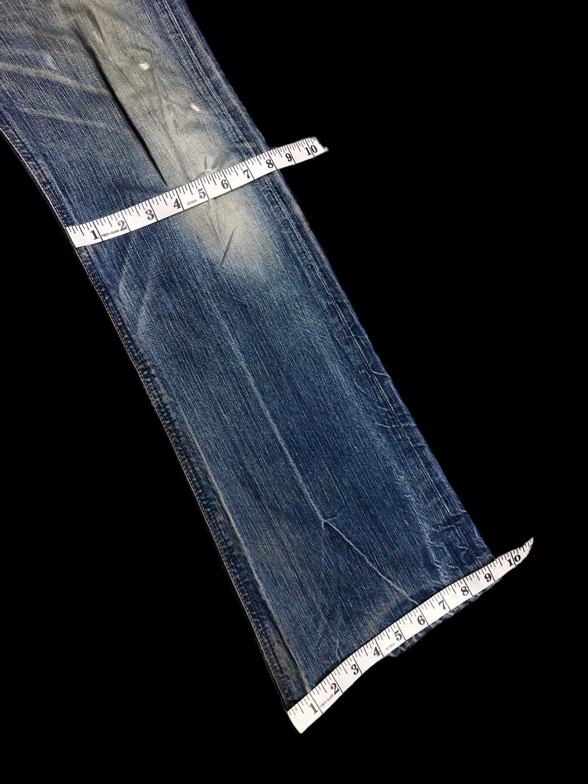 Edwin FLARED⚡️⚡️EDWIN BLUE TRIP DISTRESSED DENIM Size US 32 / EU 48 - 11 Thumbnail