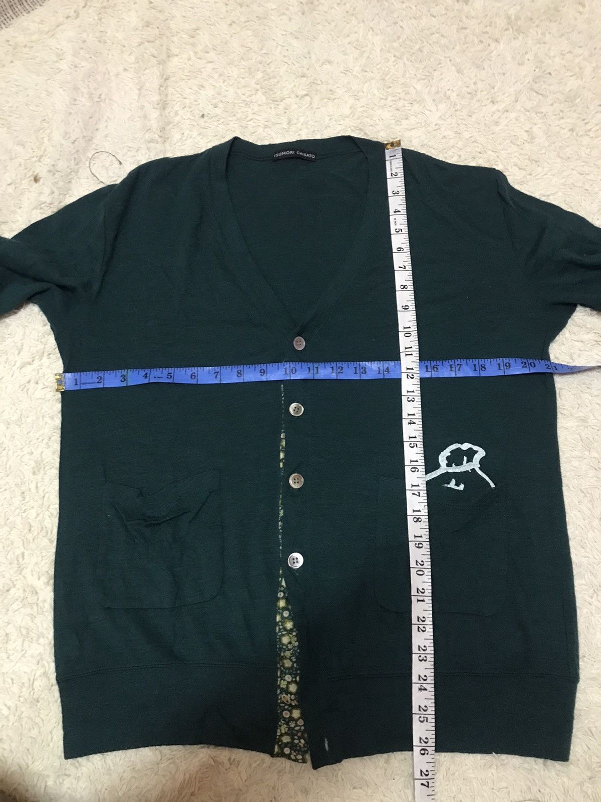 Tsumori Chisato ‼️TSUMORI CHISATO CARDIGAN DOLLAR IN POCKET NICE DESIGN ‼️ Size US M / EU 48-50 / 2 - 8 Thumbnail