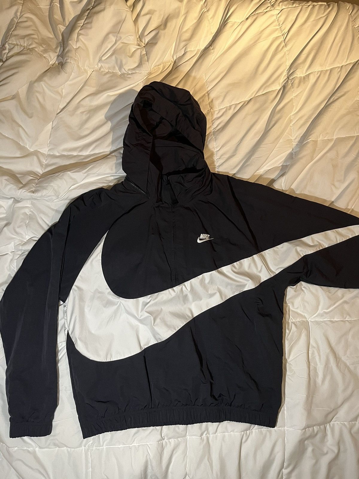 nike oversized swoosh windrunner