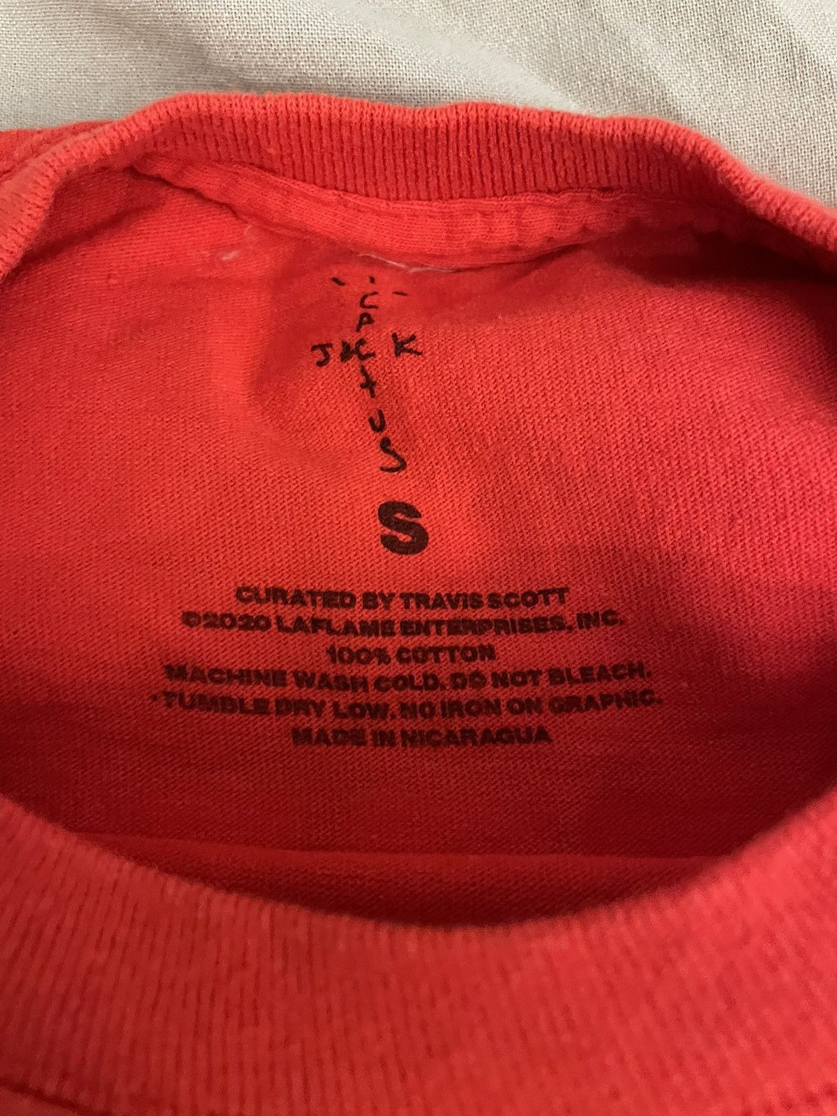 Cactus Plant Flea Market × Travis Scott CACTUS JACK CPFM TRAVIS MCDONALDS RED HAMBURGER SIZE SMALL Size US S / EU 44-46 / 1 - 3 Thumbnail