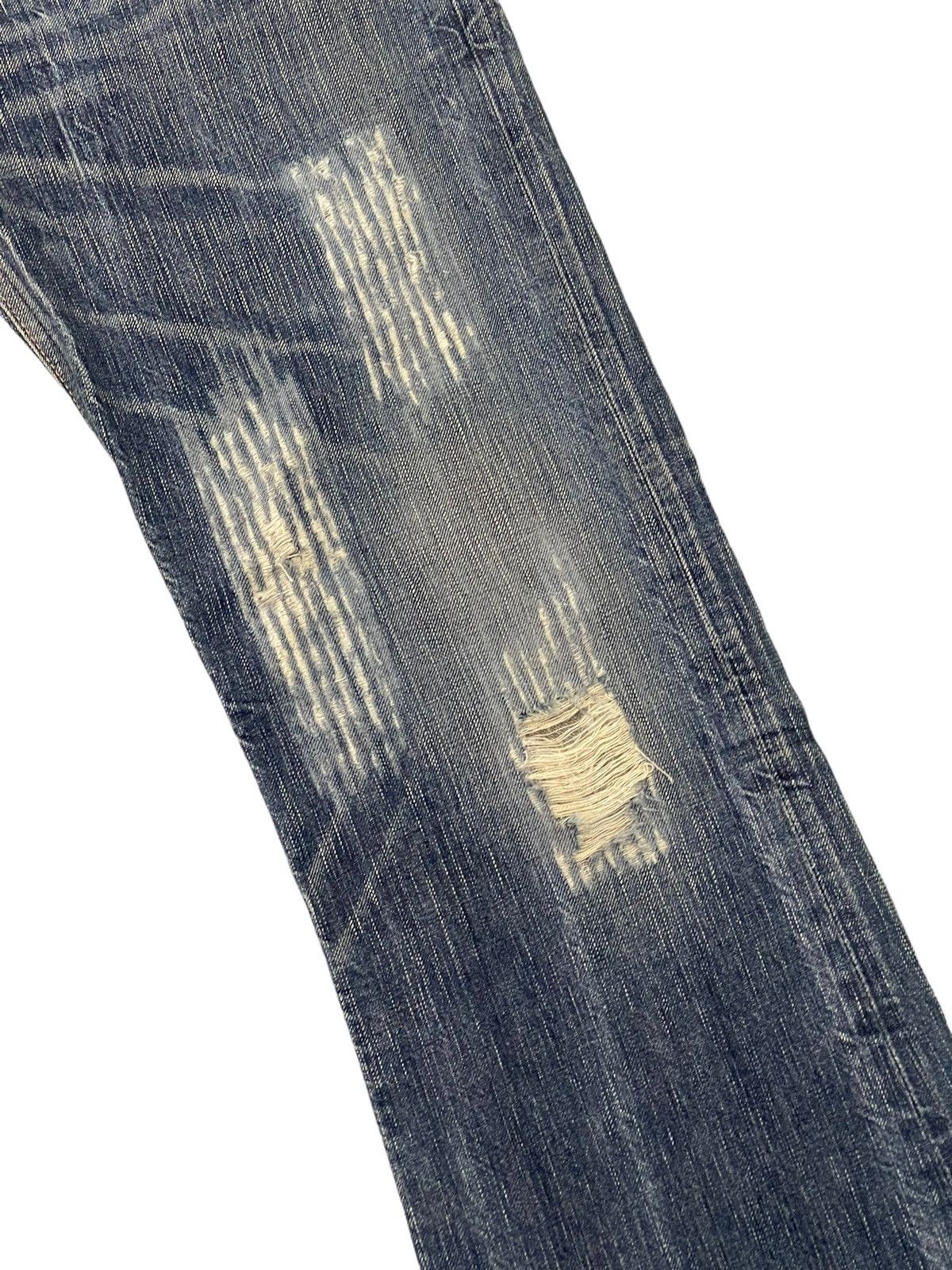 Edwin Flare Jeans Edwin Japan Distress Acid Wash Boot Cut 6🟦1 Size US 32 / EU 48 - 7 Thumbnail
