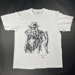 Supreme Scribble Portrait T Shirt | Grailed