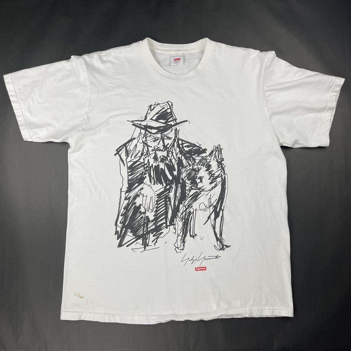 Supreme Supreme Yohji Yamamoto Scribble Portrait Tee | Grailed