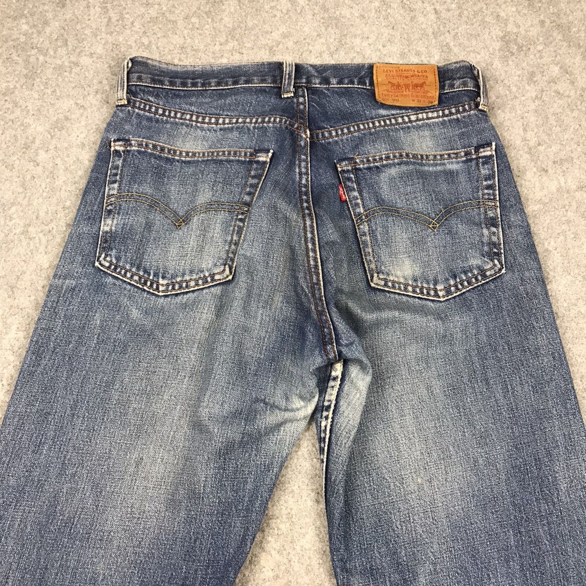 Levi's LEVIS 503 JAPANESE BAGGY BLUE FADED DENIM PANTS Size US 31 - 10 Thumbnail