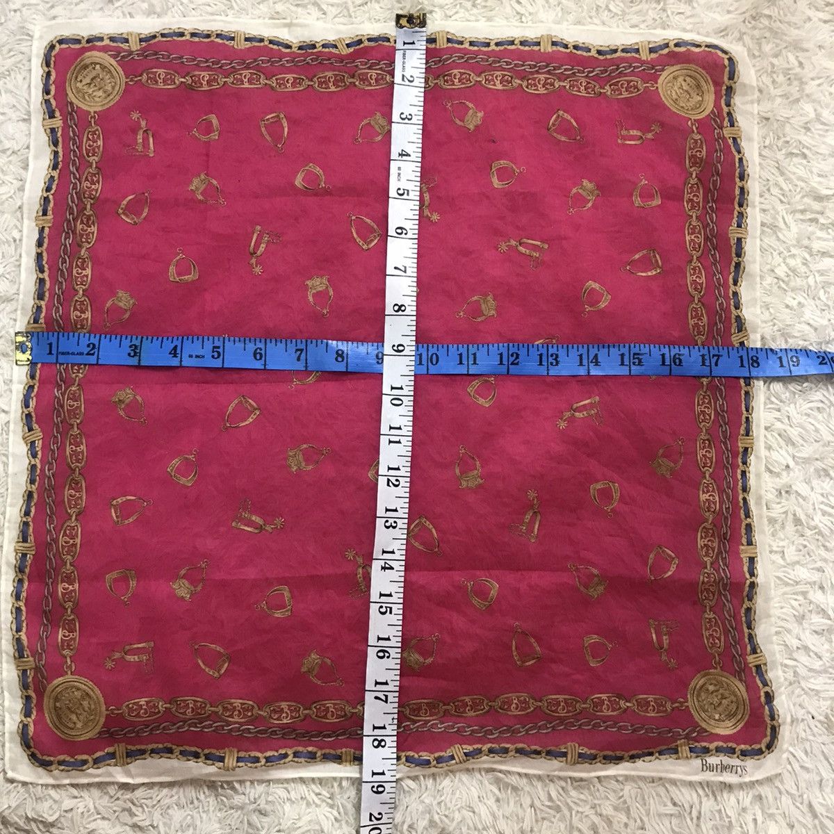 Burberry ‼️BURBERRY HANDKERCHIEF/BANDANA/NECKERCHIEF‼️ Size ONE SIZE - 6 Thumbnail