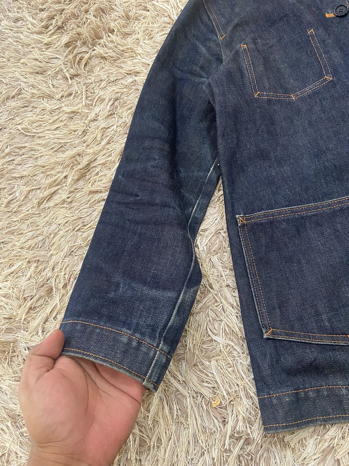Other Bulle De Savon Japanese Brand Raw Denim Jacket Size M / US 6-8 / IT 42-44 - 4 Thumbnail