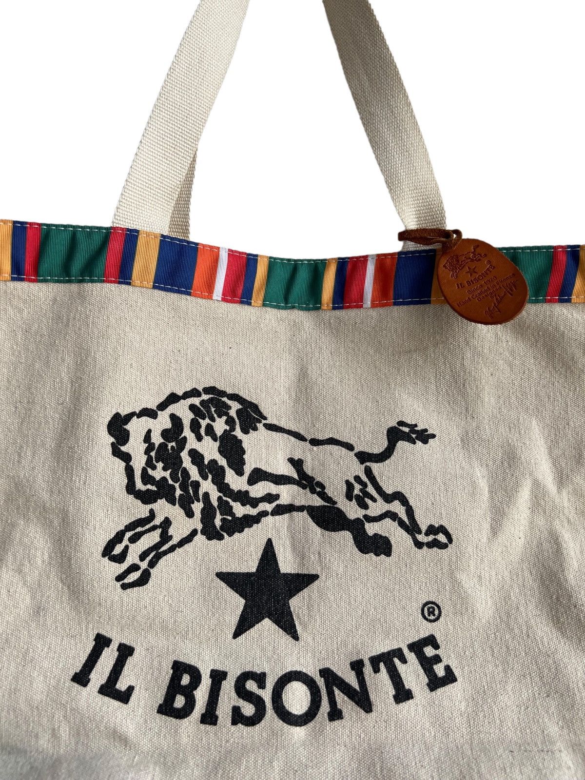 Il Bisonte Il Bisonte 🇮🇹 Handcrafted in Firenzi Canvas Leather Bag Size ONE SIZE - 3 Thumbnail