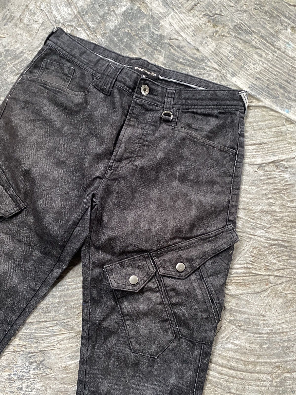 Japanese Brand 🔥SALE🔥Japanese Semantic Design Checks Multipocket Cargo pant Size US 30 / EU 46 - 8 Thumbnail