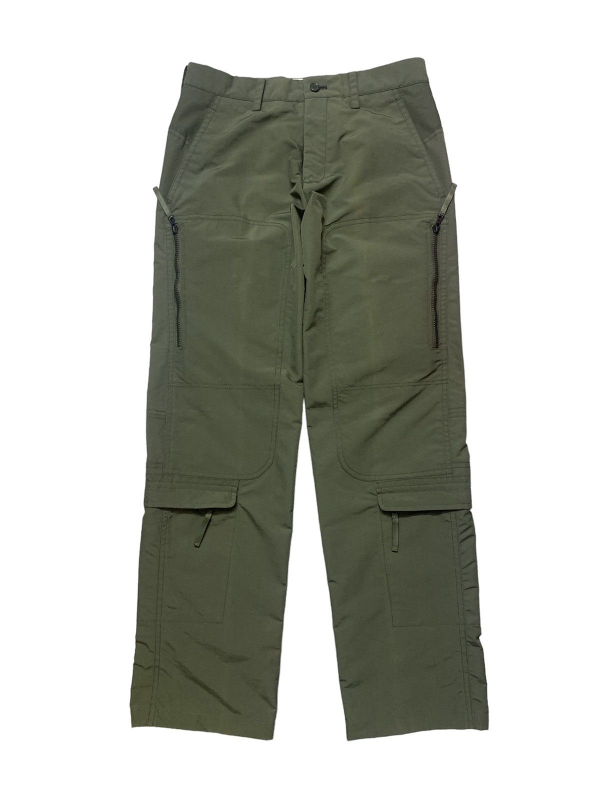 Homme Plisse Issey Miyake Issey Miyake Men Nylon Canvas Cargo Pocket Vintage Pants Size US 30 / EU 46 - 1 Thumbnail