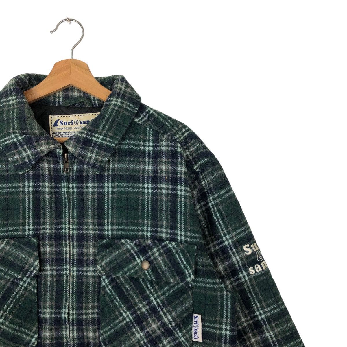 Japanese Brand VINTAGE TARTAN DESIGN JACKET SURF & SAND JAPAN Size US L / EU 52-54 / 3 - 5 Thumbnail