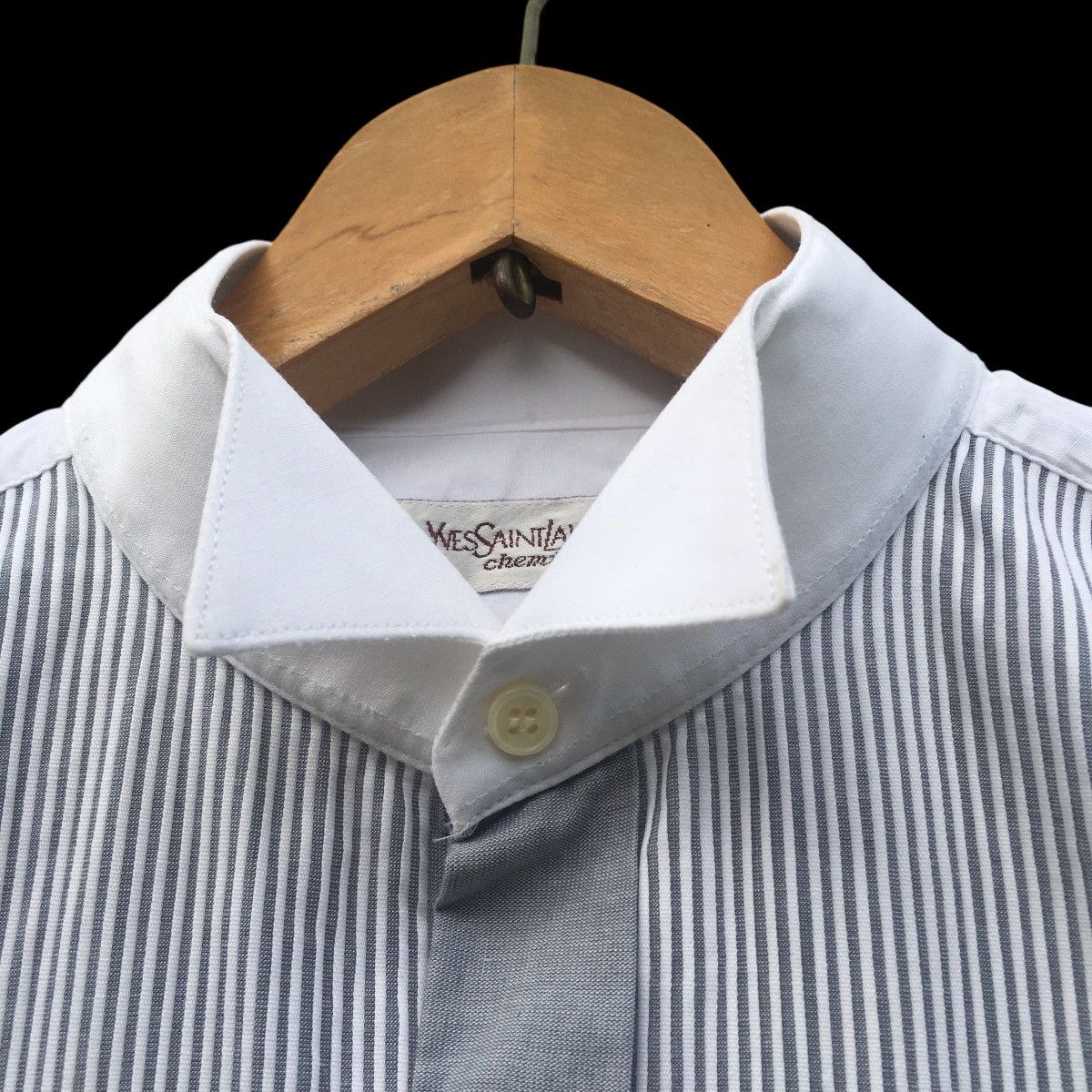 Yves Saint Laurent Vtg Yves Saint Laurent Chemises Tux Button Ups Sz 38 Size US M / EU 48-50 / 2 - 8 Thumbnail