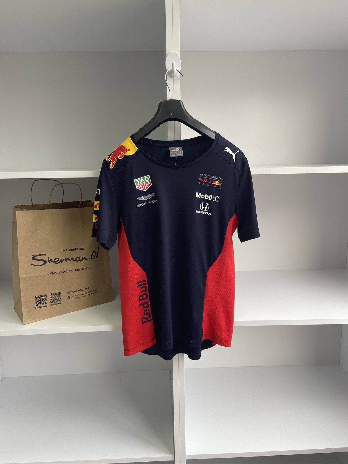 Puma × Red Bull × Vintage Vintage Puma Red Bull Racing Vintage Short-Sleeve T-Shirt Size US M / EU 48-50 / 2 - 1 Thumbnail
