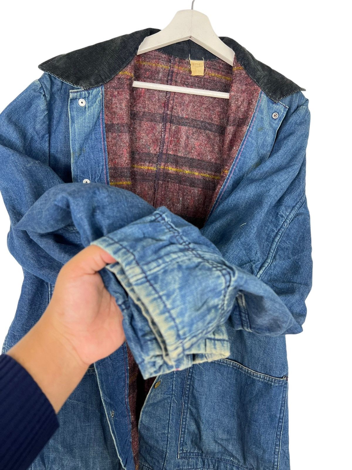 Vintage 🔥 VINTAGE CARTERS BLANKET WORKER CHORE JACKET MADE IN USA Size US L / EU 52-54 / 3 - 9 Thumbnail