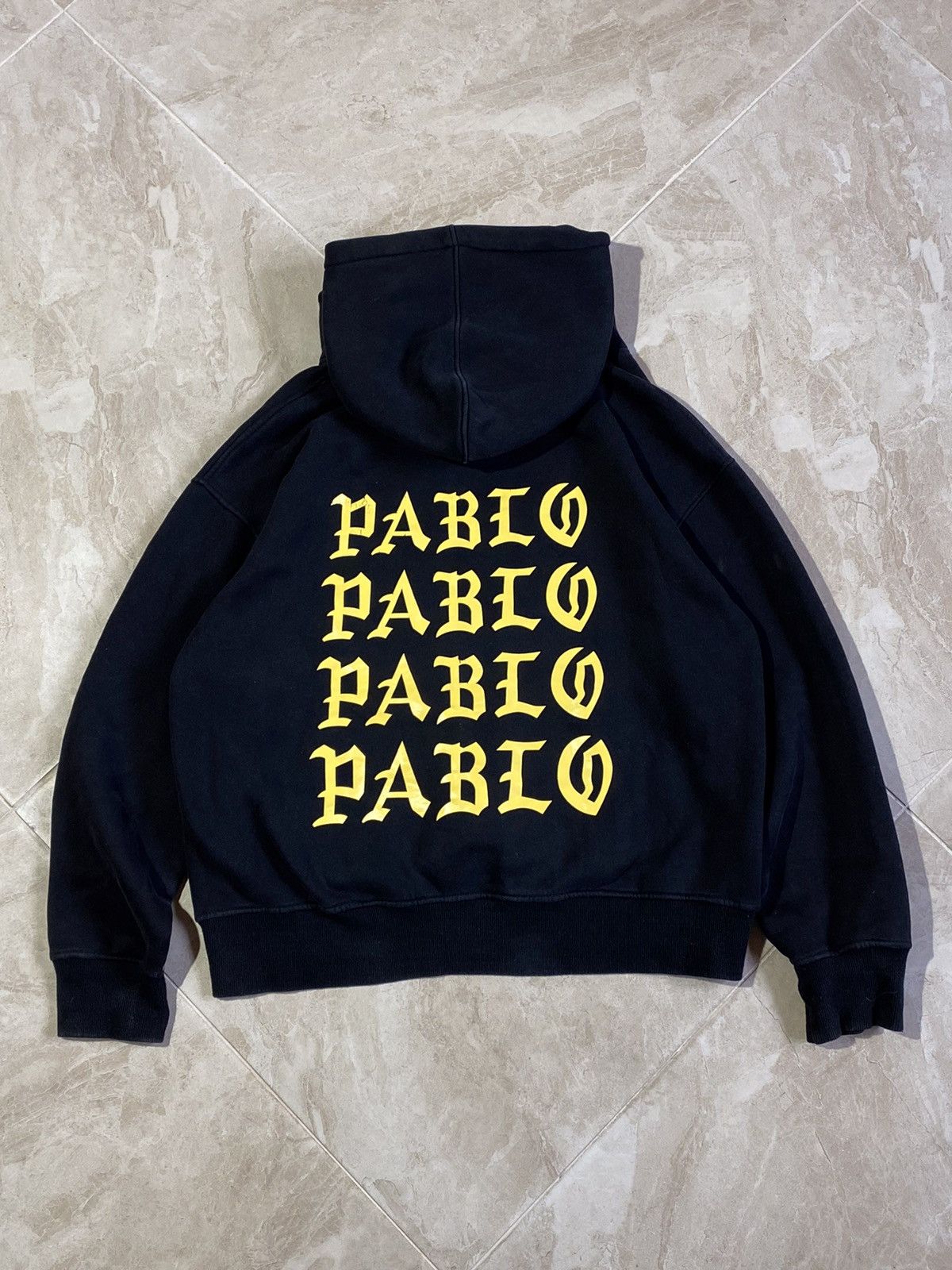 image of Band Tees Pablo Paris Y2K Hype Streetwear Band Hoodie in Black, Men's (Size Small)