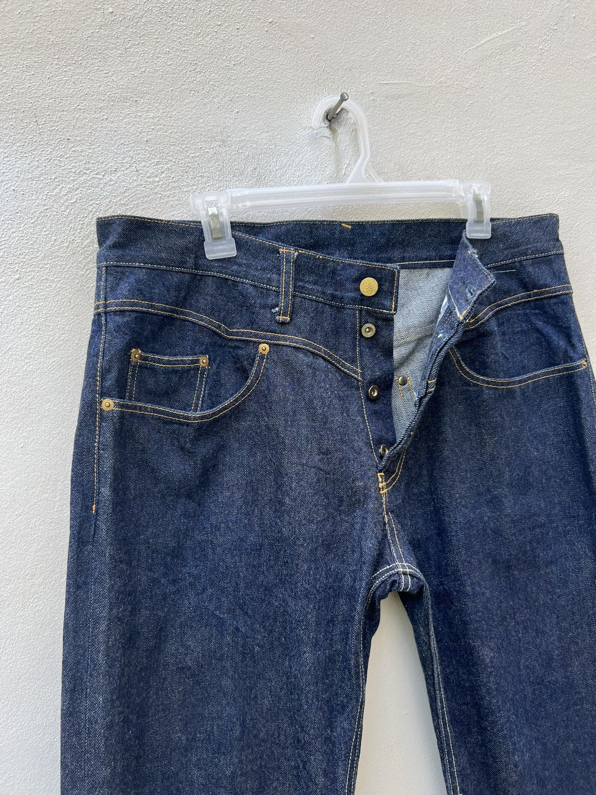 Freewheelers Glad Hand Gangsterville by Daisuke Koda Denim Selvedge Jeans Size US 34 / EU 50 - 8 Thumbnail