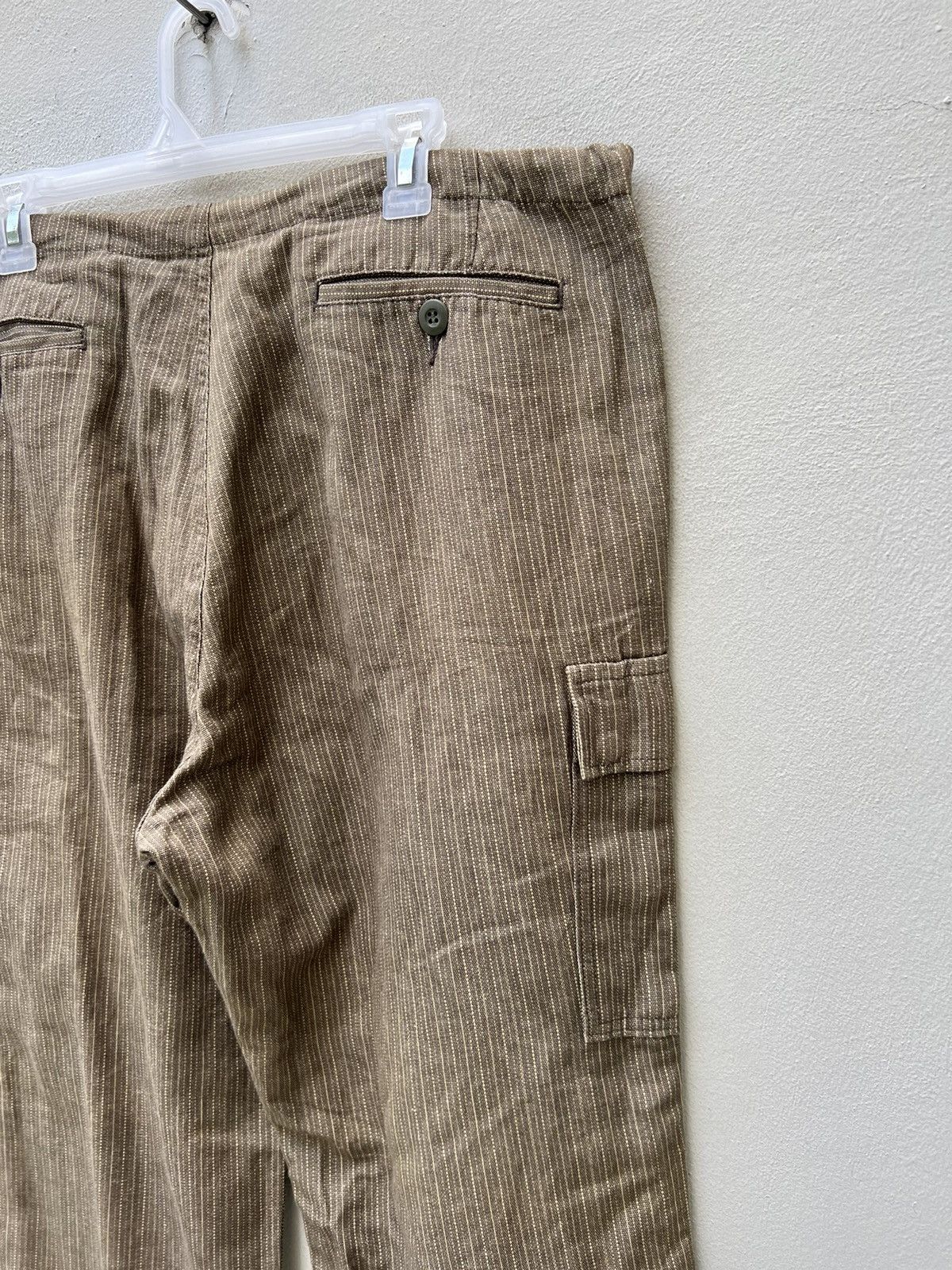 Vintage Vintage BLUEWAY Drawstring Stripe Baggy Wide Cargo Size US 34 / EU 50 - 12 Thumbnail