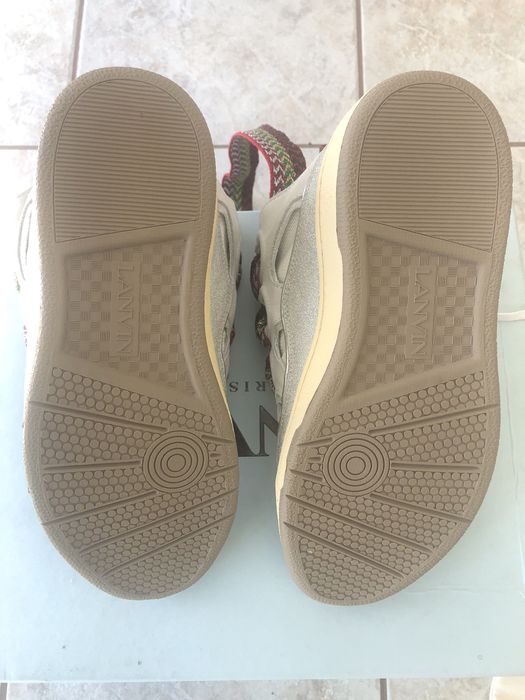Lanvin Lanvin Curb Sneakers White Ivory | Grailed