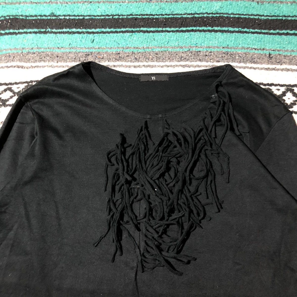 Y's × Yohji Yamamoto Y's Black Longsleeve Shirt Size M / US 6-8 / IT 42-44 - 4 Thumbnail