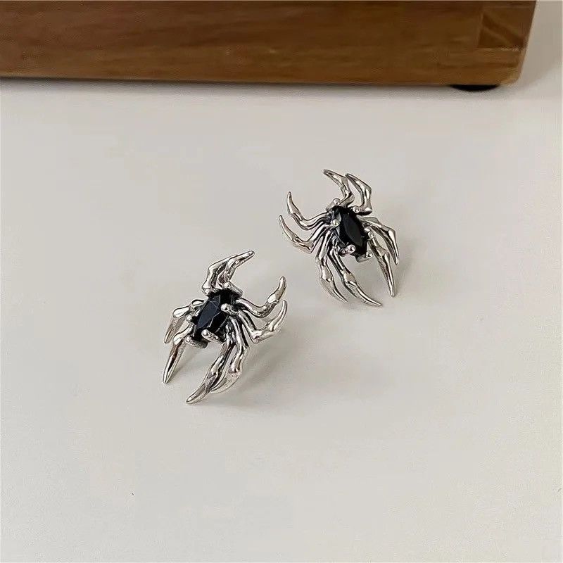 Jewelry Spider Claws Zircon Stud Earrings Size ONE SIZE - 3 Thumbnail