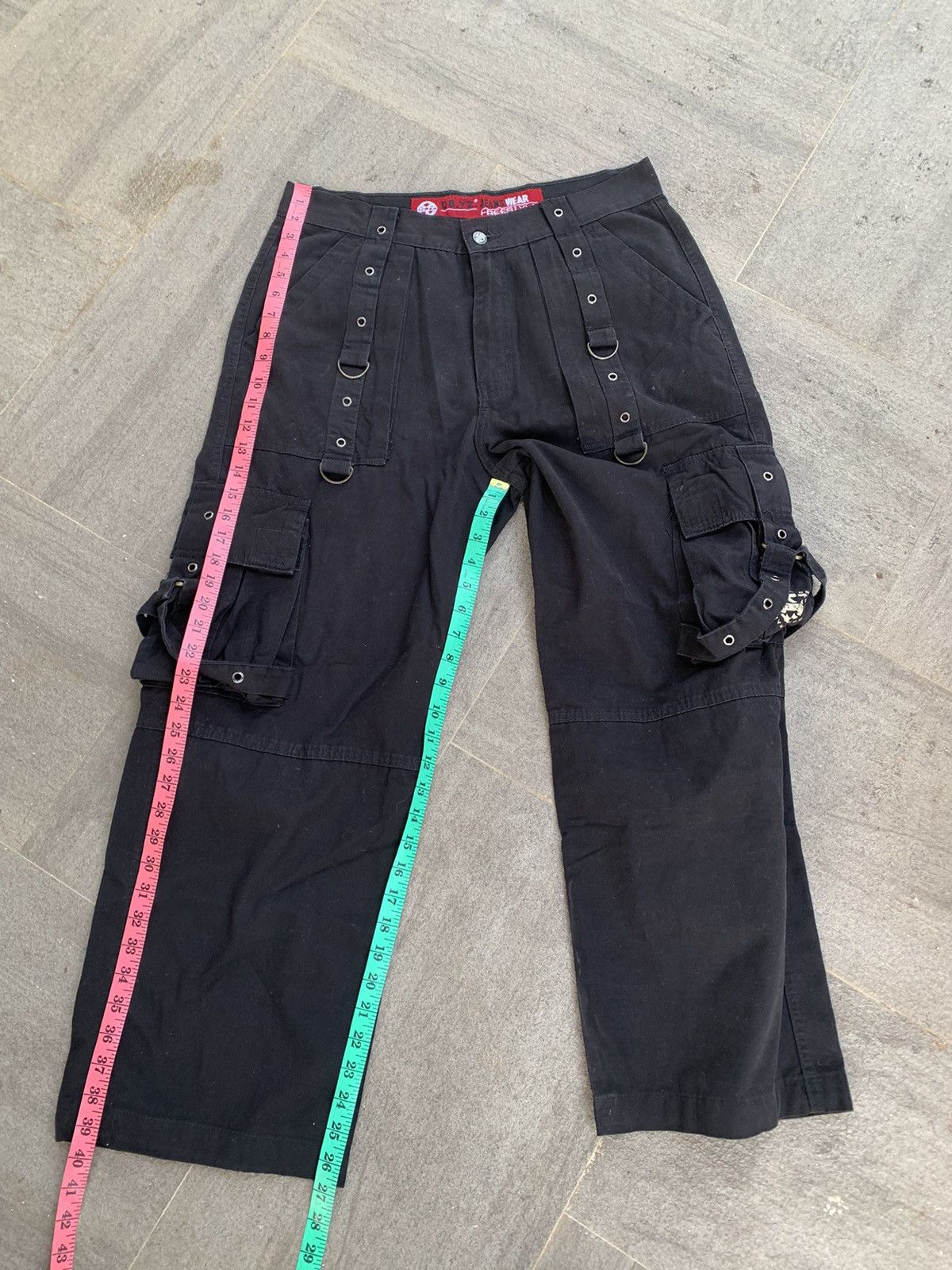 Japanese Brand DBYZ Jeans Wear Baggy Cargo Pants Size US 33 - 6 Thumbnail