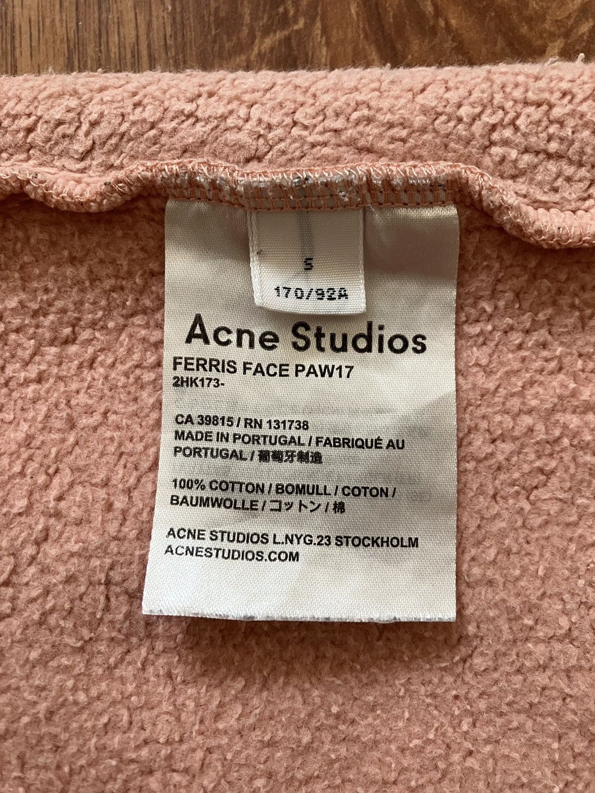 Acne Studios Light Pastel Pink Acne Studios Hoodie Size S Streetwear Size US S / EU 44-46 / 1 - 4 Thumbnail