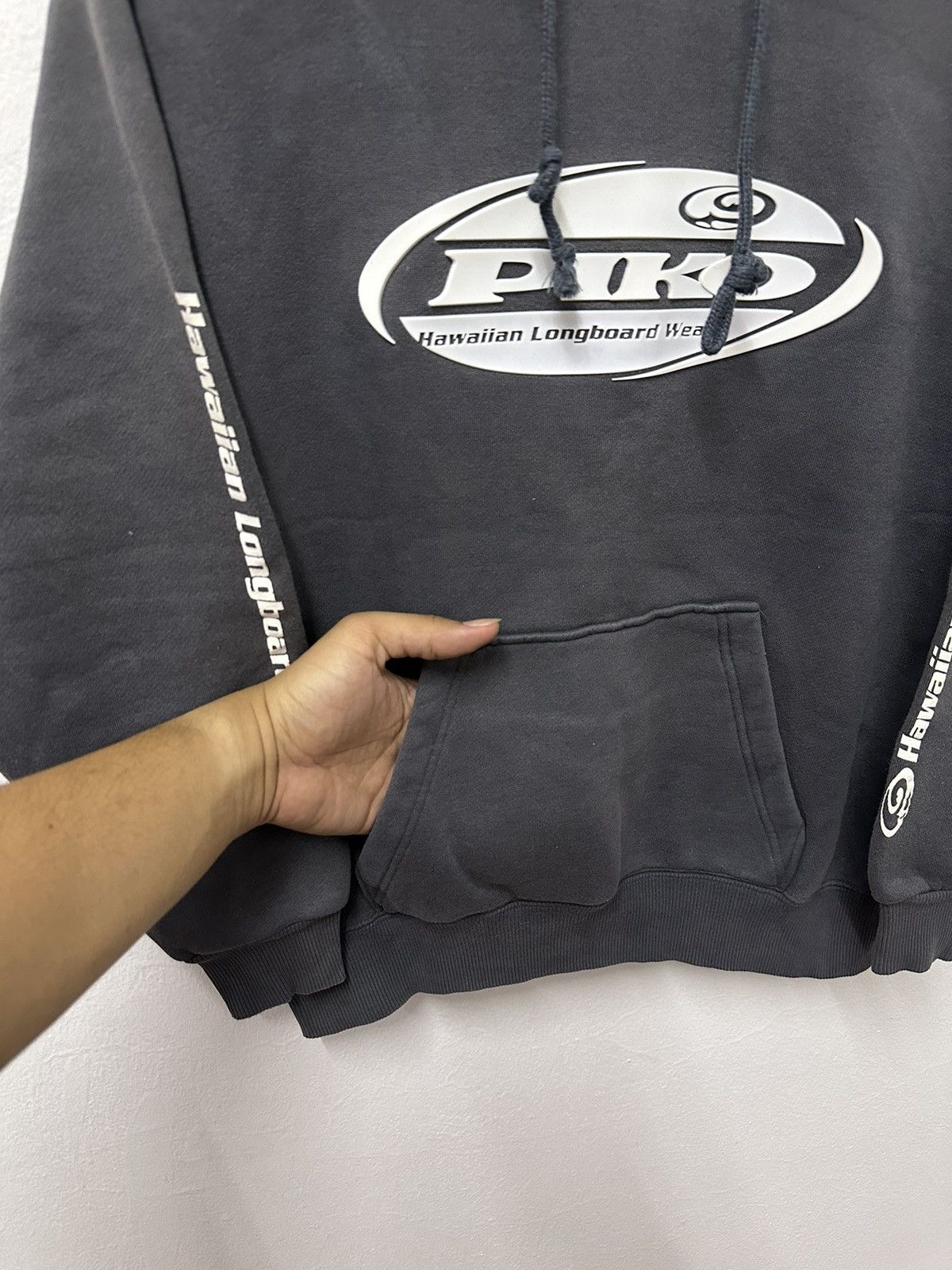 Japanese Brand × Vintage Vtg Piko Hawaiian Longboard Wear Surfing Hoodie Sweatshirt Size US M / EU 48-50 / 2 - 4 Thumbnail