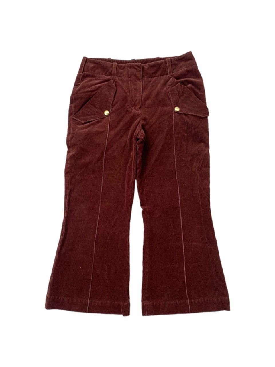 Acne Studious Cord 3/4 Length Flared Pants