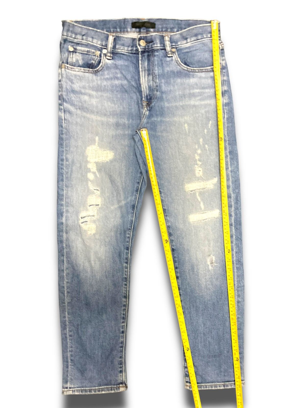 Jun Takahashi × Uniqlo × Vintage Vintage 90s Japan Distressed Denim Size US 31 - 16 Thumbnail