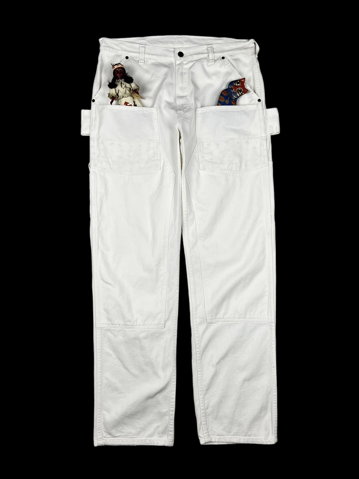 Bape Vintage Bape Double Knee Carpenter Pants Size US 35 - 1 Thumbnail