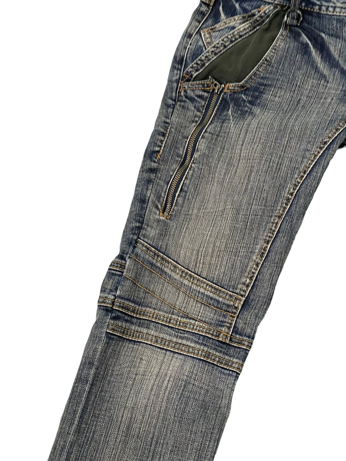 Japanese Brand Slim Jeans Hideaways Nicole Stretch Low Rise 5🟦8 Size US 30 / EU 46 - 15 Thumbnail