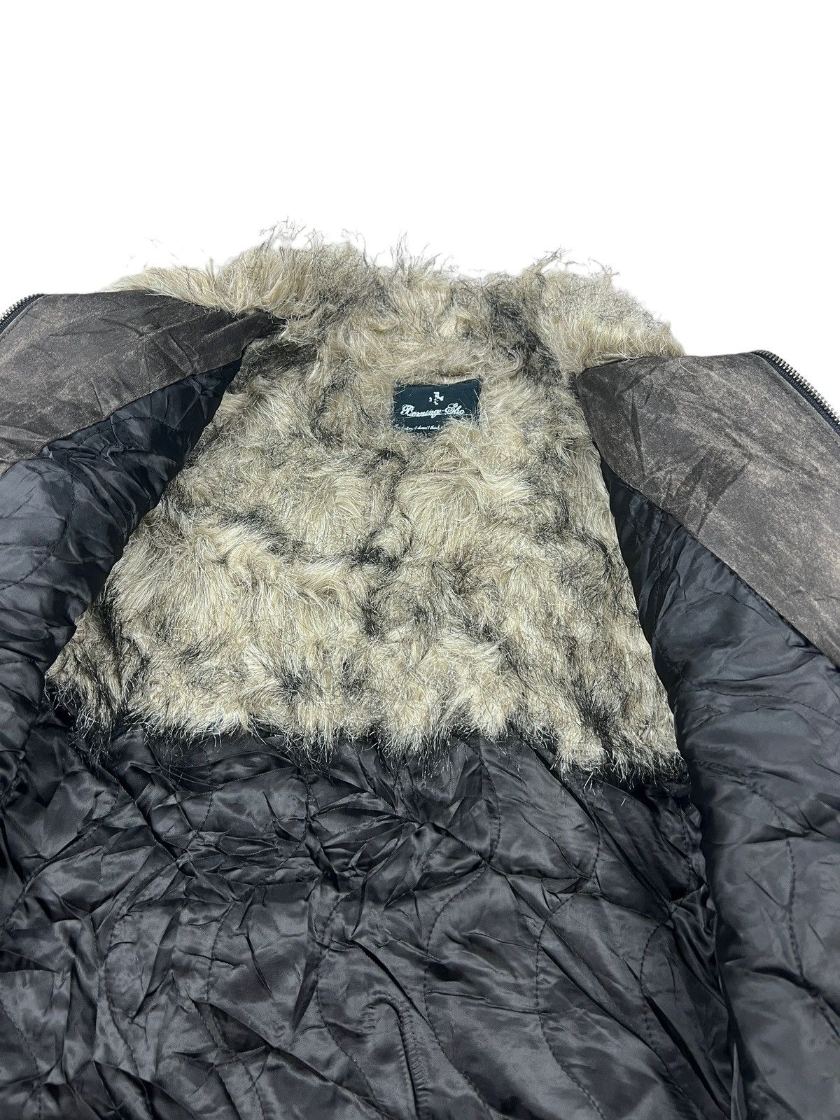 BERNINGS SHO Bernings Sho Faux Fur Shearling Bondage Jacket Size US M / EU 48-50 / 2 - 13 Thumbnail