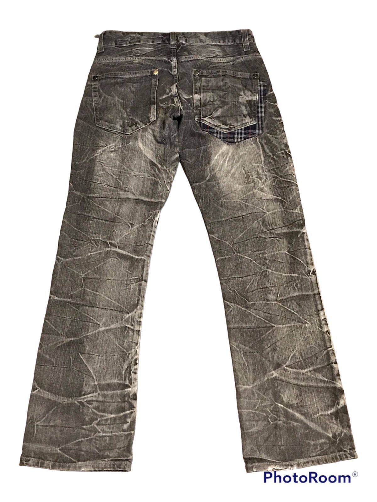 Japanese Brand Flare jeans skulls jeans black Size US 32 / EU 48 - 2 Thumbnail