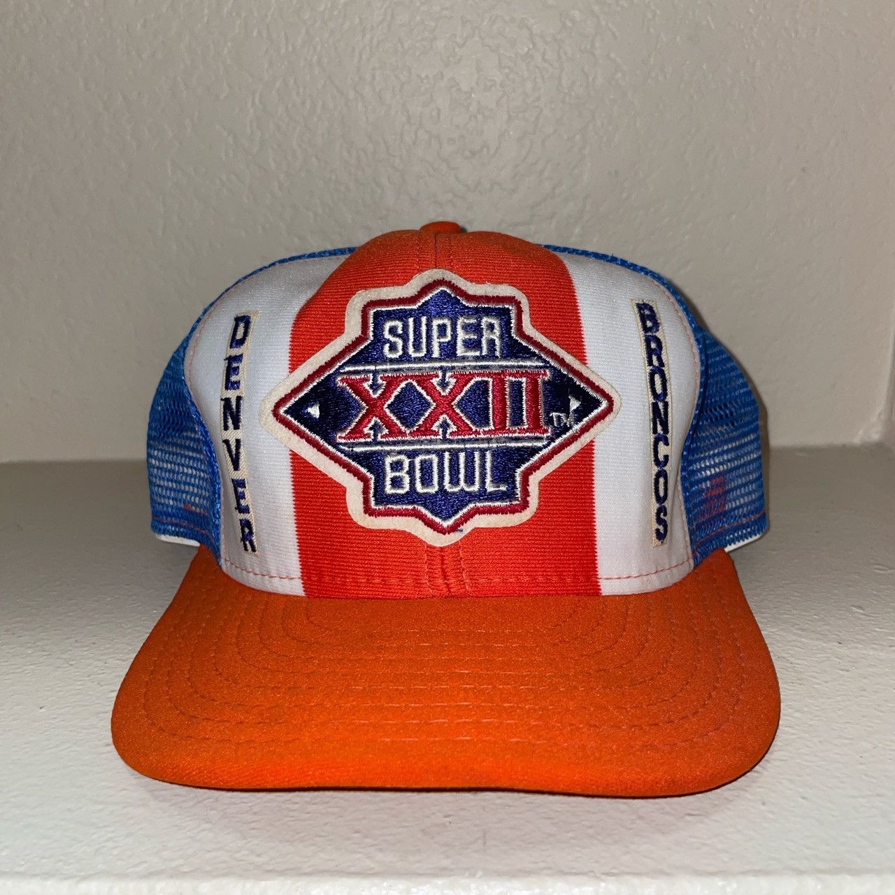 Vintage Vintage “Super Bowl XXII Denver Broncos” Hat Size ONE SIZE - 1 Preview