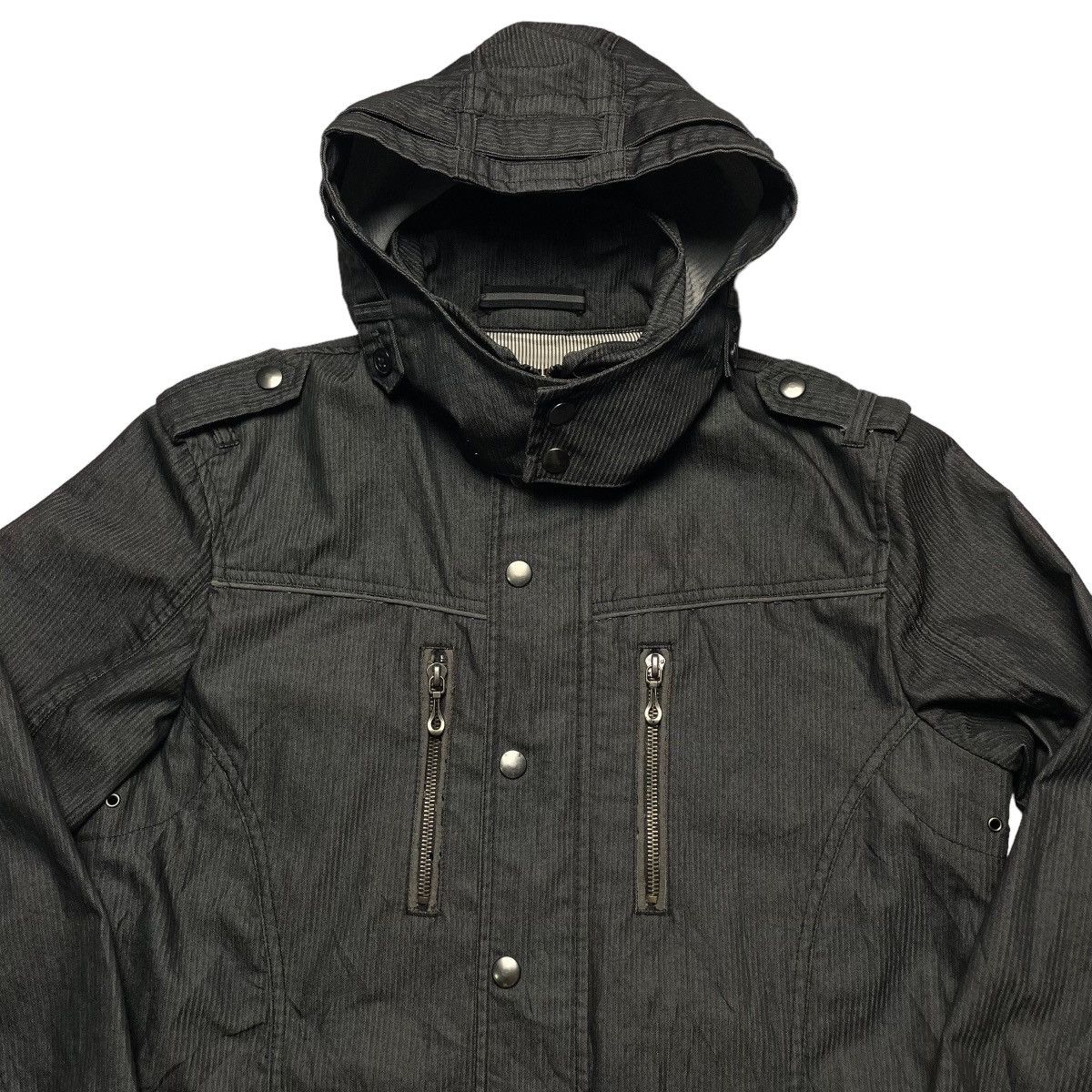If Six Was Nine × Japanese Brand × Le Grande Bleu (L.G.B.) 🇯🇵 MALE & CO MULTIPOCKET PUNK GOTHIC JACKET Size US M / EU 48-50 / 2 - 3 Thumbnail