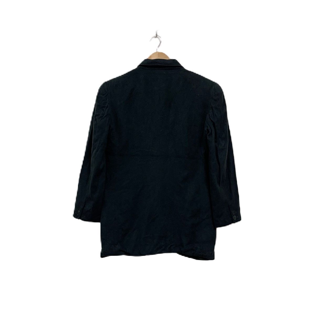 Gucci Vintage 80s GUCCI Minimalist wool coat blazer Size 38L - 2 Thumbnail