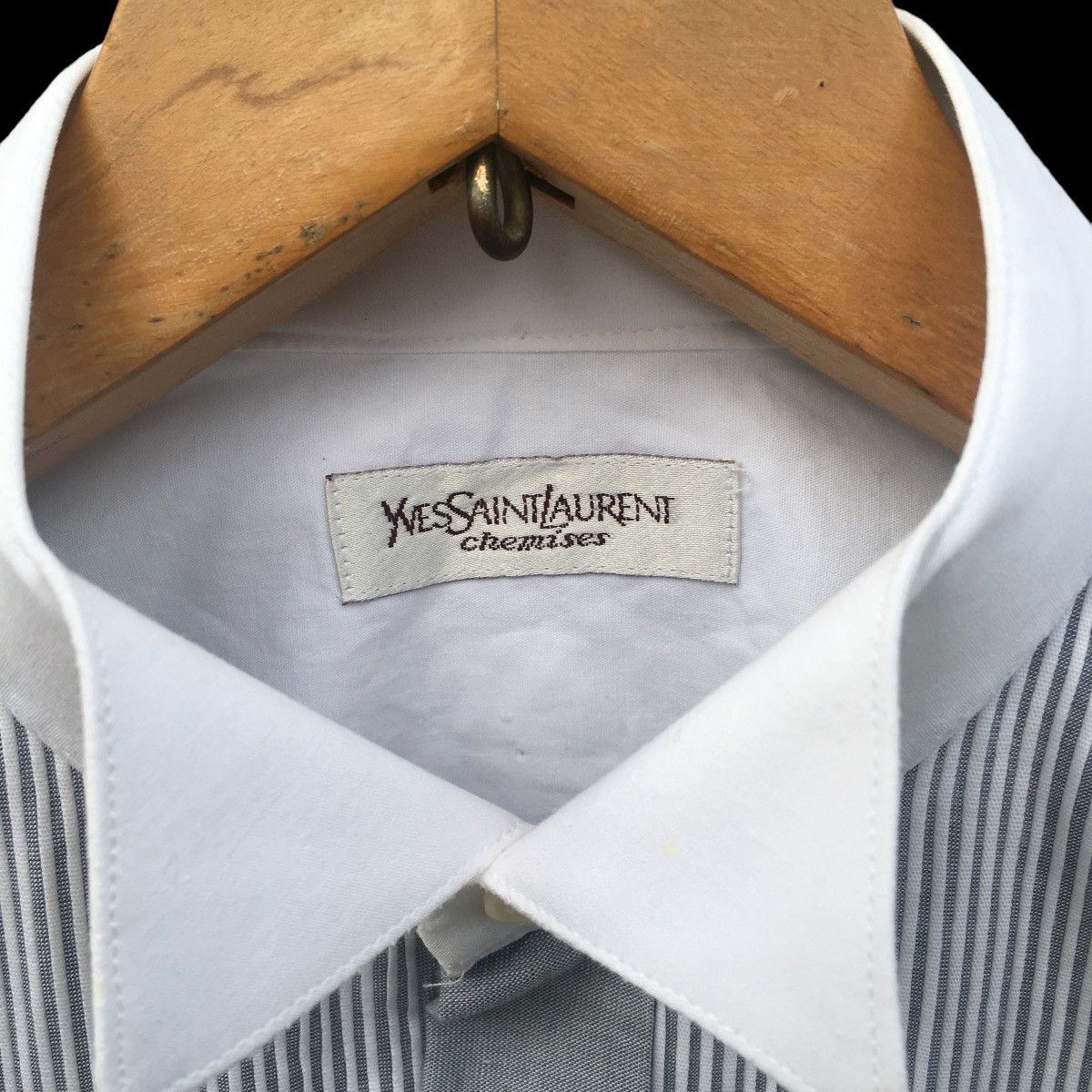 Yves Saint Laurent Vtg Yves Saint Laurent Chemises Tux Button Ups Sz 38 Size US M / EU 48-50 / 2 - 3 Thumbnail