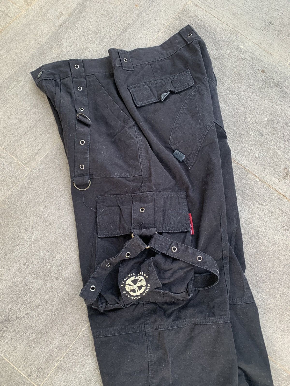 Japanese Brand DBYZ Jeans Wear Baggy Cargo Pants Size US 33 - 3 Thumbnail